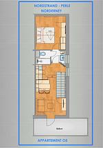 Grundriss - Nordstrandperle Ap. O5 - Top-Hundeurlaub