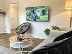 Wohnzimmer - FeWo - Coastal Residence 1, mit Garten, umzäunt - Top-Hundeurlaub