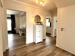 Wohnzimmer - FeWo - Coastal Residence 1, mit Garten, umzäunt - Top-Hundeurlaub