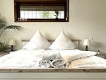 Schlafzimmer - FeWo - Coastal Residence 1, mit Garten, umzäunt - Top-Hundeurlaub