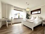Schlafzimmer - FeWo - Coastal Residence 1, mit Garten, umzäunt - Top-Hundeurlaub
