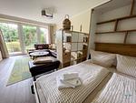 Wohnzimmer - Landhaus Rosenhof Wohnung 1 - Top-Hundeurlaub