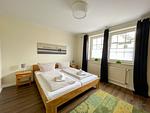 Schlafzimmer - Landhaus Rosenhof Wohnung 1 - Top-Hundeurlaub