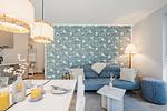 Wohnzimmer - Ferienwohnung #einzigartig - Top-Hundeurlaub