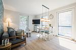 Wohnzimmer - Ferienwohnung #einzigartig - Top-Hundeurlaub