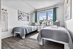 Schlafzimmer - Ferienwohnung Glück Olpenitz - Top-Hundeurlaub