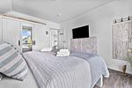 Schlafzimmer - Ferienwohnung Glück Olpenitz - Top-Hundeurlaub