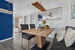 Wohnzimmer - Ferienwohnung Glück Olpenitz - Top-Hundeurlaub