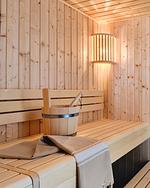 Sauna - Apartment B12 Balkon mit Naturblick & Nutzung der Wellness- & Aktivbereiche im Pine Hill Resort - Top-Hundeurlaub