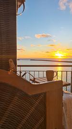 Terrasse - Ferienwohnung DEIN Ostseeblick, App. 21 Olpenitz - Top-Hundeurlaub