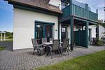 Terrasse - Doppelhaus 1: Terrasse - Top-Hundeurlaub