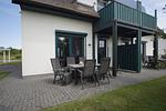 Terrasse - Doppelhaus 1: Terrasse - Top-Hundeurlaub