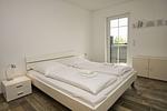 Schlafzimmer - Doppelhaus 1: Terrasse - Top-Hundeurlaub
