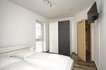Schlafzimmer - Doppelhaus 1: Terrasse - Top-Hundeurlaub