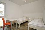Schlafzimmer - Doppelhaus 1: Terrasse - Top-Hundeurlaub