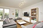 Wohnzimmer - Doppelhaus 2: Terrasse - Top-Hundeurlaub