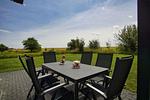 Küche / Küchenzeile - Doppelhaus 2: Terrasse - Top-Hundeurlaub