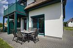 Küche / Küchenzeile - Doppelhaus 2: Terrasse - Top-Hundeurlaub