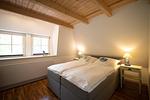 Schlafzimmer in der Ferienwohnung Skagen - Reetdachhaus Skagen - Top-Hundeurlaub