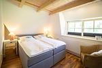 Schlafzimmer in der Ferienwohnung Skagen - Reetdachhaus Skagen - Top-Hundeurlaub