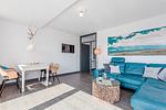 Wohnzimmer - Haus Halligblick Wohnung 18 - Top-Hundeurlaub