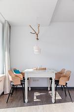 Wohnzimmer - Haus Halligblick Wohnung 18 - Top-Hundeurlaub