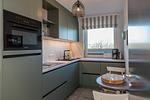 Küche / Küchenzeile - Haus Halligblick Wohnung 18 - Top-Hundeurlaub