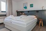 Schlafzimmer - Haus Halligblick Wohnung 18 - Top-Hundeurlaub