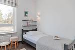Schlafzimmer - Haus Halligblick Wohnung 18 - Top-Hundeurlaub