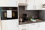 Küche / Küchenzeile - Nordland Appartements Wohnung Aerö - Top-Hundeurlaub