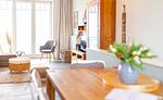 Blick Richtung Wohnzimmer in der Ferienwohnung Amrumer Strandhaven in Wittdün - Amrumer Strandhaven - Top-Hundeurlaub