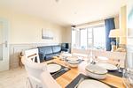 Wohnzimmer - Nordland Appartements Wohnung Fünen - Top-Hundeurlaub