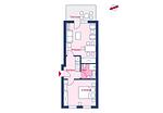 Grundriss - Nordland Appartements Wohnung Fünen - Top-Hundeurlaub