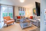 Wohnzimmer - Reet Lodge - Top-Hundeurlaub
