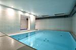 Das Schwimmbad verfügt über eine Gegenstromanlage, seitliche Massagedüsen und eine Mittelfontäne. - Nordland Appartements Wohnung Falster - Top-Hundeurlaub