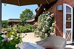 Terrasse - Ferienhaus Friesenrose - Top-Hundeurlaub