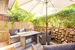 Terrasse - Inselkind 2 - Top-Hundeurlaub