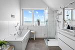 Badezimmer - Ferienwohnung Große Freiheit Olpenitz - Top-Hundeurlaub
