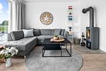 Kamin-/Ofen - Ferienwohnung Große Freiheit Olpenitz - Top-Hundeurlaub