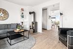 Wohnzimmer - Ferienwohnung Große Freiheit Olpenitz - Top-Hundeurlaub