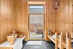 Sauna - Ferienhaus Hamptons Beach House Olpenitz - Top-Hundeurlaub