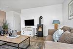 Wohnzimmer - Ferienhaus Hamptons Beach House Olpenitz - Top-Hundeurlaub