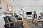 Wohnzimmer - Ferienhaus Hamptons Beach House Olpenitz - Top-Hundeurlaub