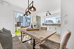 Küche / Küchenzeile - Ferienhaus Hamptons Beach House Olpenitz - Top-Hundeurlaub