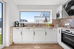 Küche / Küchenzeile - Ferienhaus Hamptons Beach House Olpenitz - Top-Hundeurlaub