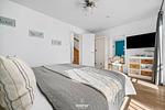 Schlafzimmer - Ferienhaus Hamptons Beach House Olpenitz - Top-Hundeurlaub