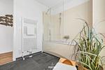 Badezimmer - Ferienhaus Hamptons Beach House Olpenitz - Top-Hundeurlaub