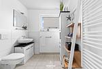 Badezimmer - Ferienhaus Biscaya Olpenitz - Top-Hundeurlaub