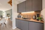 Küche / Küchenzeile - Störtebekers Reethus mit Sauna, Kamin und Terrasse - Top-Hundeurlaub