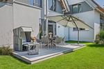Terrasse - Störtebekers Reethus mit Sauna, Kamin und Terrasse - Top-Hundeurlaub